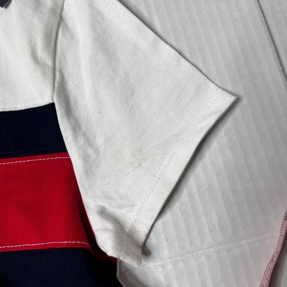 Tommy Hilfiger White Red and Blue t shirt with logo size Girls Large (12-14) NWT - Picture 4 of 7